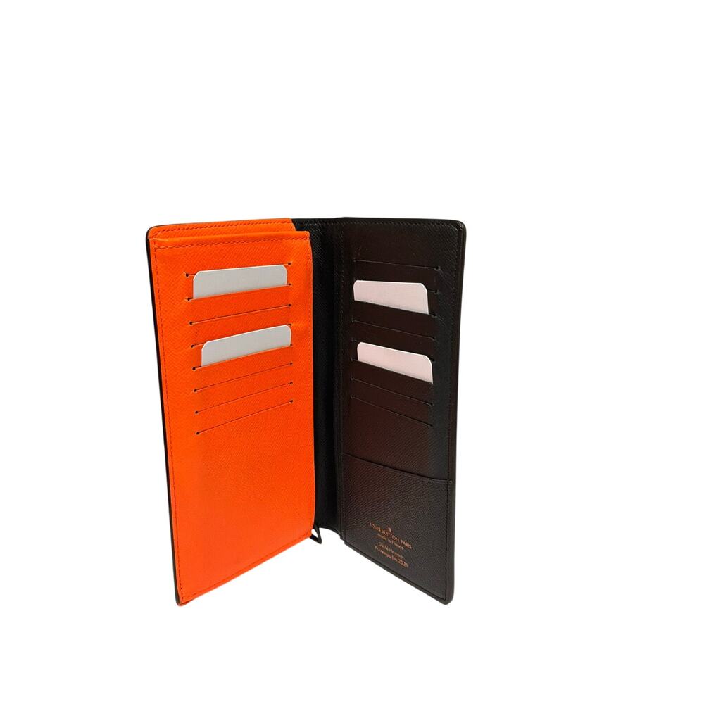 Louis Vuitton Brazza Wallet LV Friends Virgil Abloh Zoooom Monogram TA5220 - Picture 4 of 12